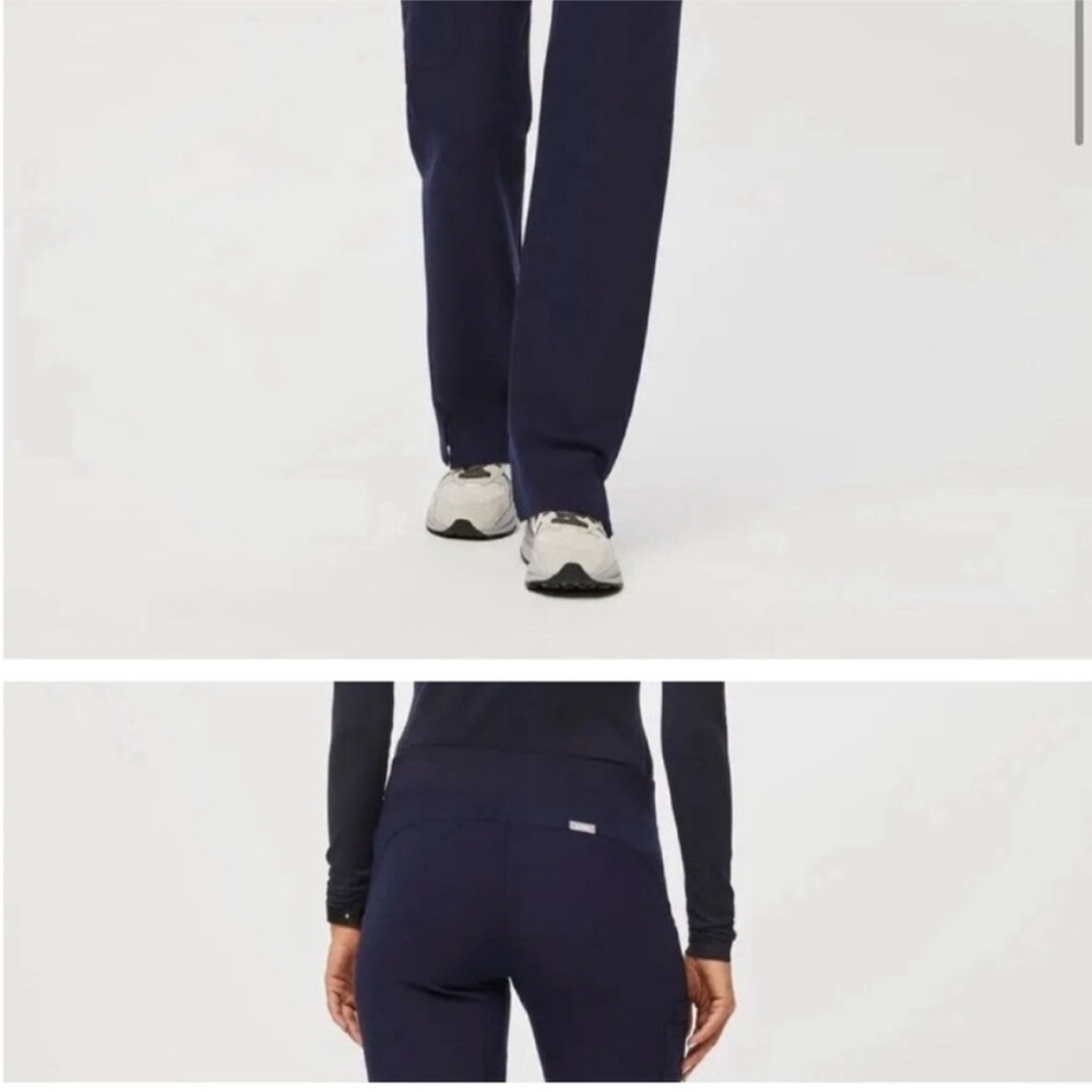 Women's figs navy straight leg size large